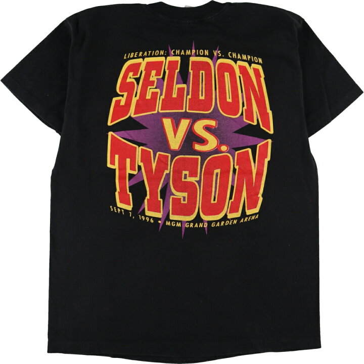 楽天市場】古着 BRUCE SELDON vs MIKE TYSON ブルースセルドン マイク 
