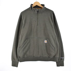 古着 カーハート Carhartt RELAXED FIT ハーフジップスウェットシャツ トレーナー メンズXL /eaa330266 【中古】 【231002】