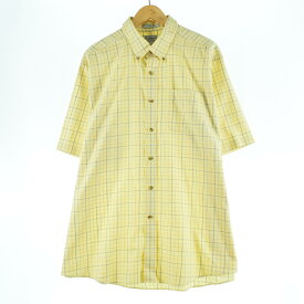 古着 エルエルビーン L.L.Bean TRADITIONAL FIT 半袖 ボタンダウン チェックシャツ メンズXXL /eaa331258 【中古】 【230429】 【SS2309】