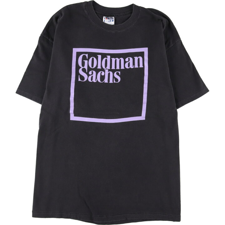 楽天市場】古着 90年代 Hanes BEEFY-T Goldman Sachs アドバタイジング 