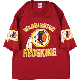 古着 90'S GARAN,inc NFL WASHINGTON REDSKINS ワシントンレッドスキンズ フットボール五分袖Tシャツ USA製 メンズM ヴィンテージ /eaa340118 【中古】 【230602】 【SS2309】