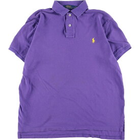 古着 ラルフローレン Ralph Lauren POLO RALPH LAUREN CUSTOM FIT 半袖 ポロシャツ メンズM /eaa342700 【中古】 【230612】