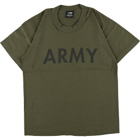 古着 80'S ロスコ ROTHCO ARMY プリントTシャツ USA製 レディースS ヴィンテージ /eaa345584 【中古】 【230624】【エルル】