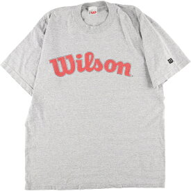 古着 90'S WILSON スポーツプリントTシャツ USA製 メンズXXL ヴィンテージ /eaa346660 【中古】 【230630】
