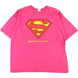 古着 DC COMICS SUPERMAN スーパーマン 映画 ムービーTシャツ メンズXXL /eaa348263 【中古】 【230703】
