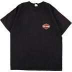 古着 ハーレーダビッドソン Harley-Davidson モーターサイクル バイクTシャツ USA製 メンズL /eaa348361 【中古】 【230705】