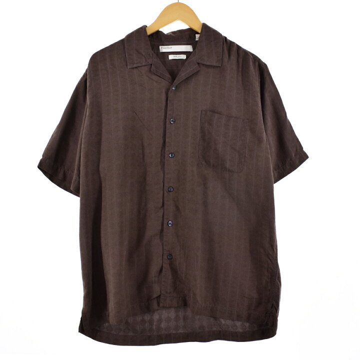 楽天市場】古着 ペリーエリス PERRY ELLIS 総柄 オープンカラー 半袖 