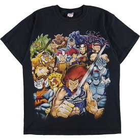 古着 JERZEES ThunderCats サンダーキャッツ キャラクタープリントTシャツ メンズM /eaa350652 【中古】 【230710】