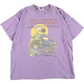 古着 90'S UNIVERSALSTUDIOS POPEYE ポパイ キャラクタープリントTシャツ メンズL ヴィンテージ /eaa350920 【中古】 【230709】