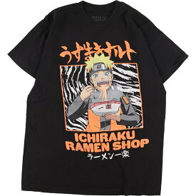 古着 ナルト NARUTO うずまきナルト キャラクタープリントTシャツ メンズS /eaa351818 【中古】 【230714】