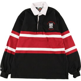 古着 BARBARIAN RUGBY WEAR 長袖 ラガーシャツ メンズM /eaa352145 【中古】 【230717】【エルル】