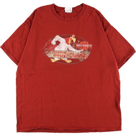 古着 ハーレーダビッドソン Harley-Davidson LOONEY TUNES ルーニーテューンズ 両面プリント モーターサイクル バイクTシャツ メンズXL /eaa352872 【中古】 【230715】