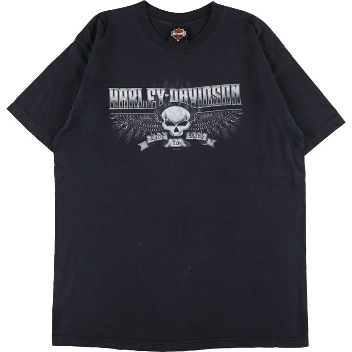 楽天市場】古着 ハーレーダビッドソン Harley-Davidson ドクロ柄  