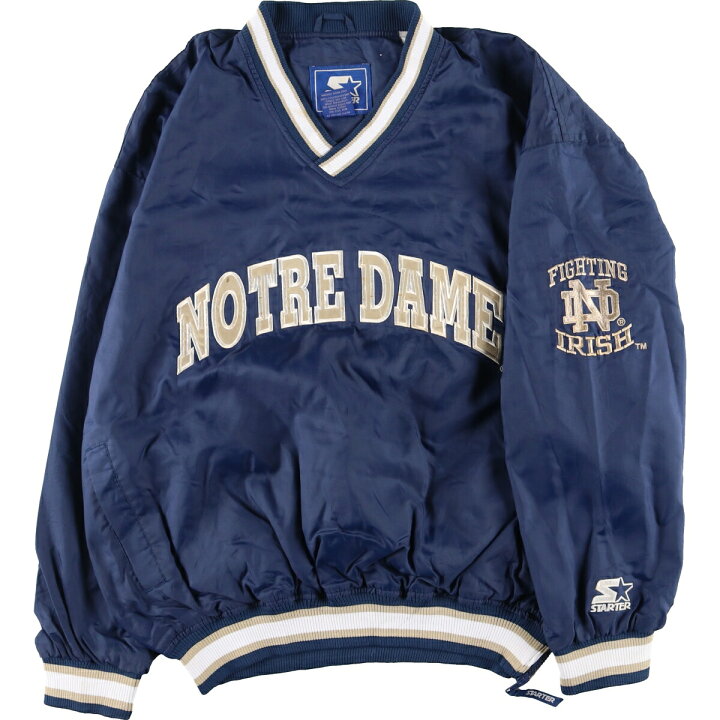 楽天市場】古着 スターター Starter NOTRE DAME FIGHTING IRISH ノート 