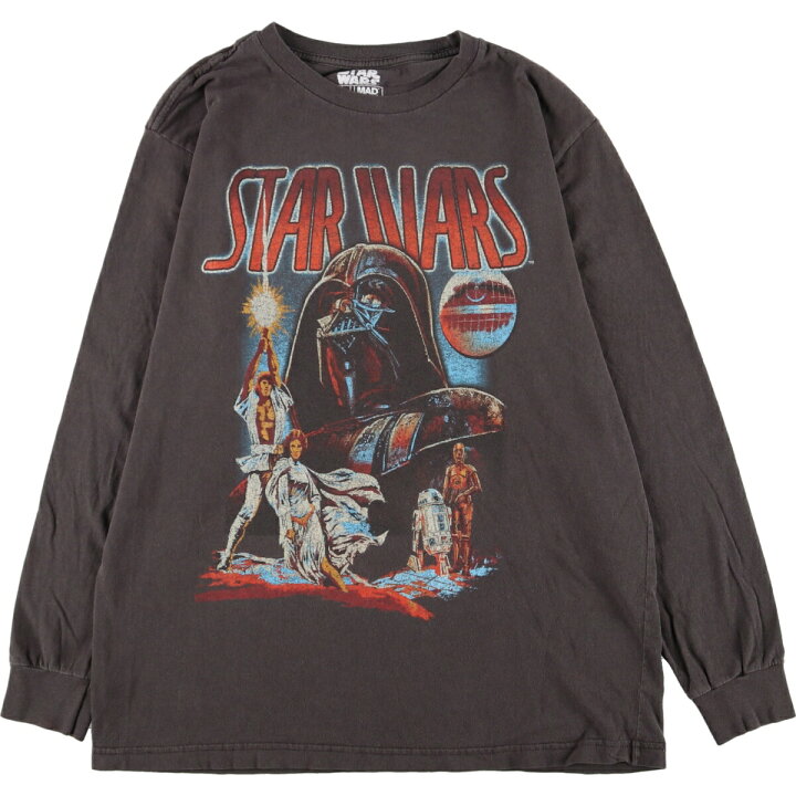 楽天市場】古着 STAR WARS スターウォーズ 両面プリント ロングTシャツ 