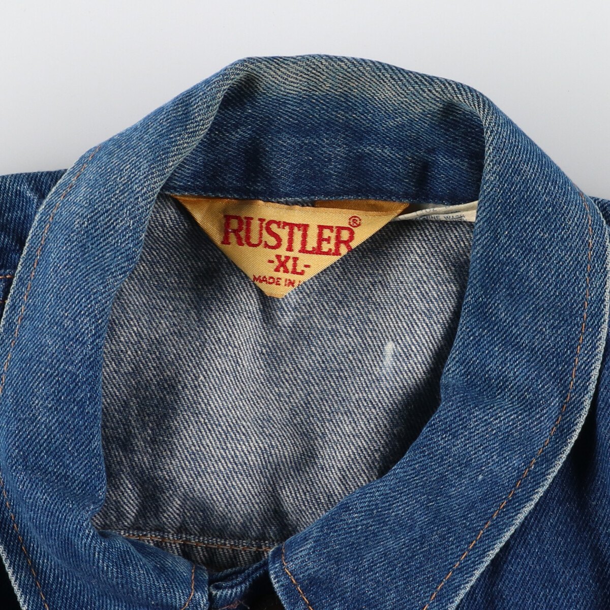 楽天市場】古着 90年代 RUSTLER デニムジャケット Gジャン USA製 