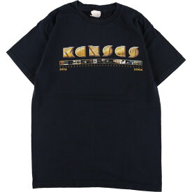 古着 フルーツオブザルーム FRUIT OF THE LOOM KANSAS カンサス 両面プリント バンドTシャツ バンT レディースS /eaa364532 【中古】 【230825】【エルル】