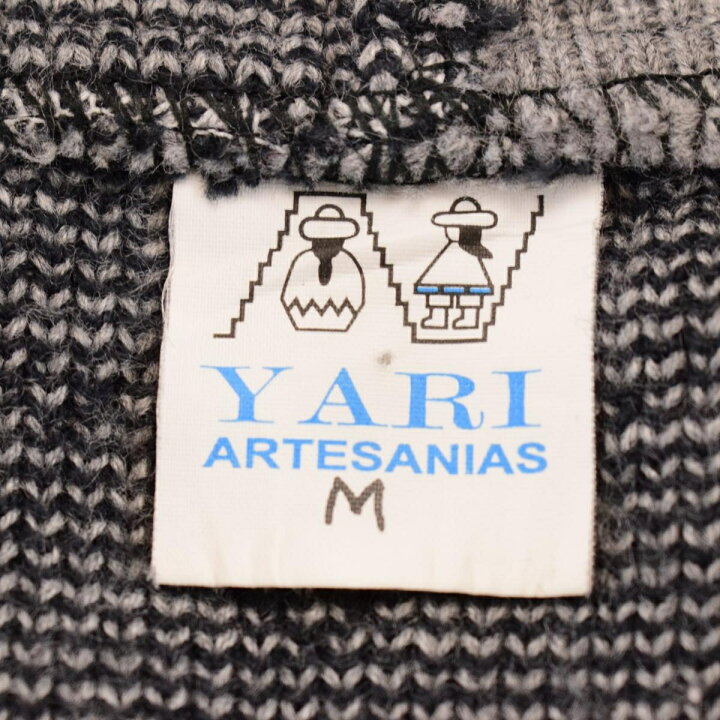 楽天市場】古着 YART ARTESANIAS 総柄 エクアドル ウールニットジップ 