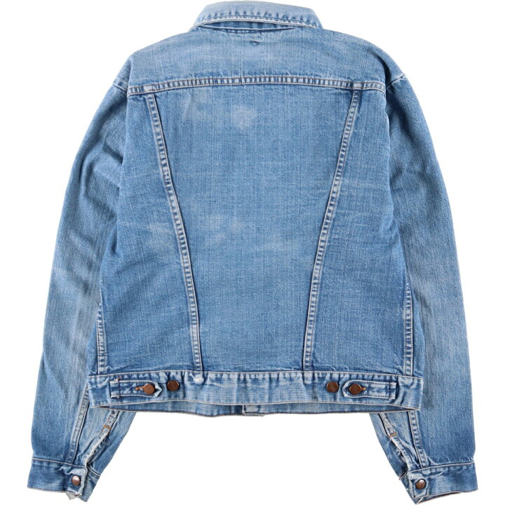 楽天市場】古着 70年代 ラングラー Wrangler 黒タグ デニムジャケット  