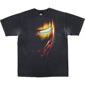 古着 マーベル MARVEL IRON MAN アイアンマン キャラクタープリントTシャツ メンズM ヴィンテージ /eaa367512 【中古】 【230902】