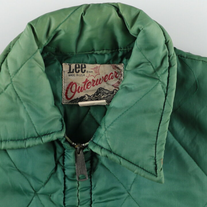 楽天市場】古着 70年代 リー Lee キルティングジャケット USA製 メンズ 
