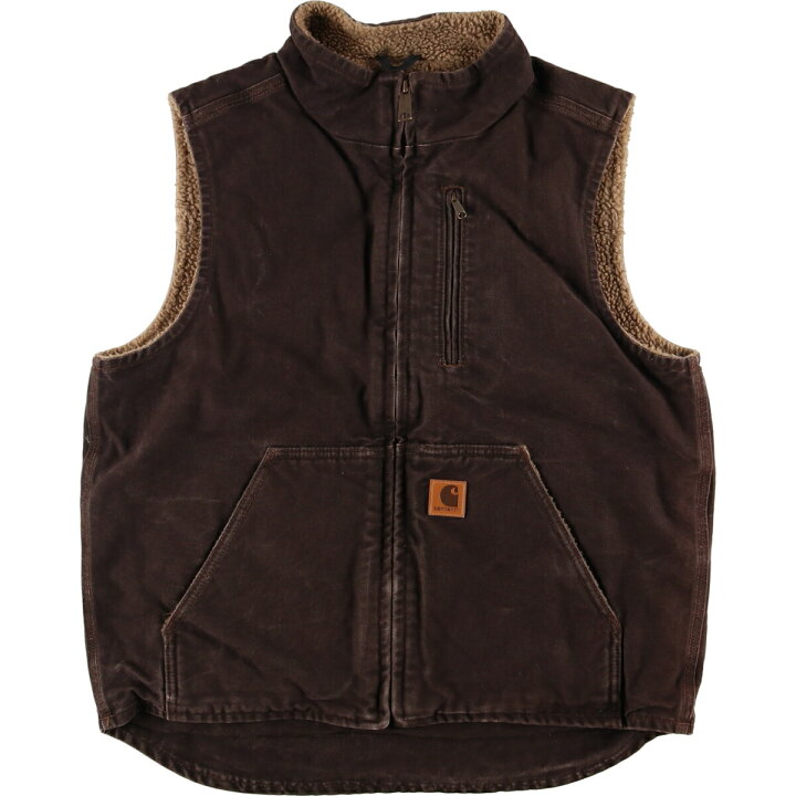 楽天市場】古着 カーハート Carhartt ダック地ベスト メンズL 