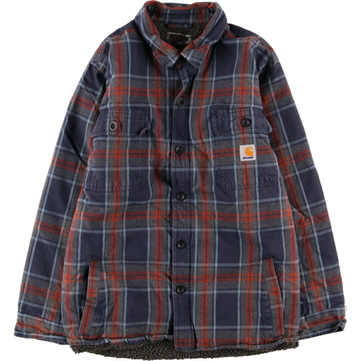 楽天市場】古着 カーハート Carhartt チェック柄 シャツジャケット 