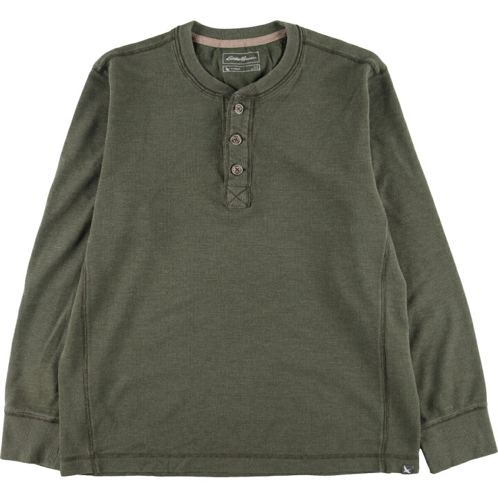 楽天市場】古着 エディーバウアー Eddie Bauer ヘンリーネック 