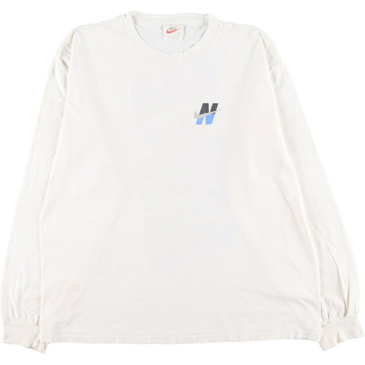 楽天市場】古着 90年代 ナイキ NIKE バックプリント ロングTシャツ 
