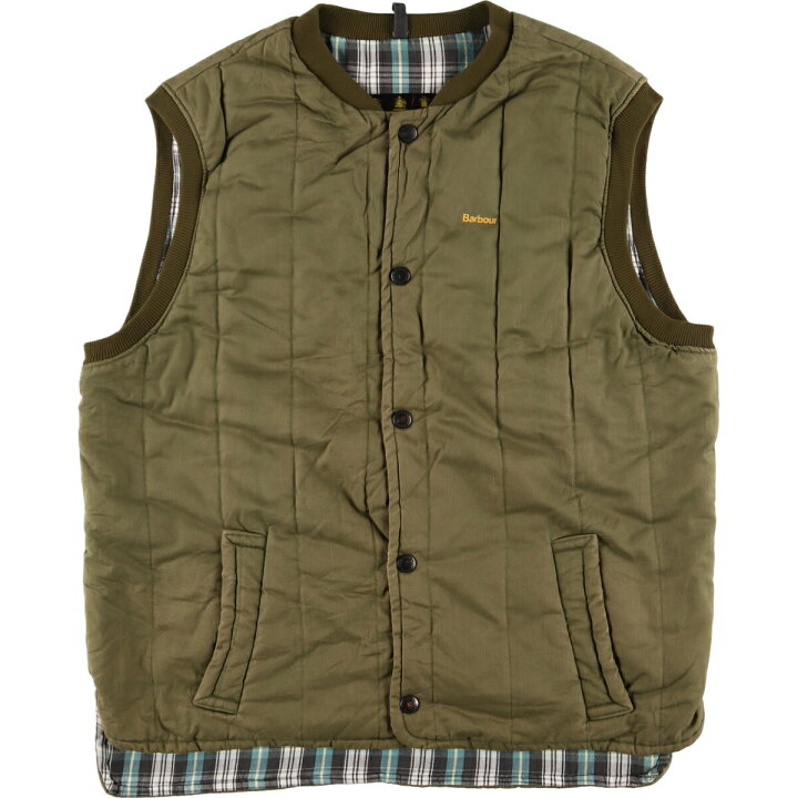 楽天市場】古着 バブアー Barbour キルティングベスト 英国製 メンズXL 