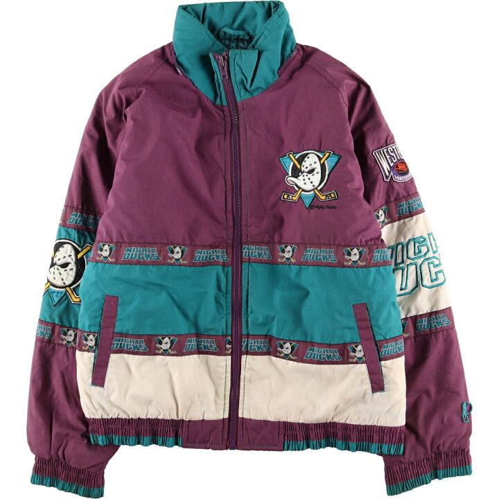 楽天市場】古着 PRO PLAYER NHL MIGHTY DUCKS マイティーダックス 中綿
