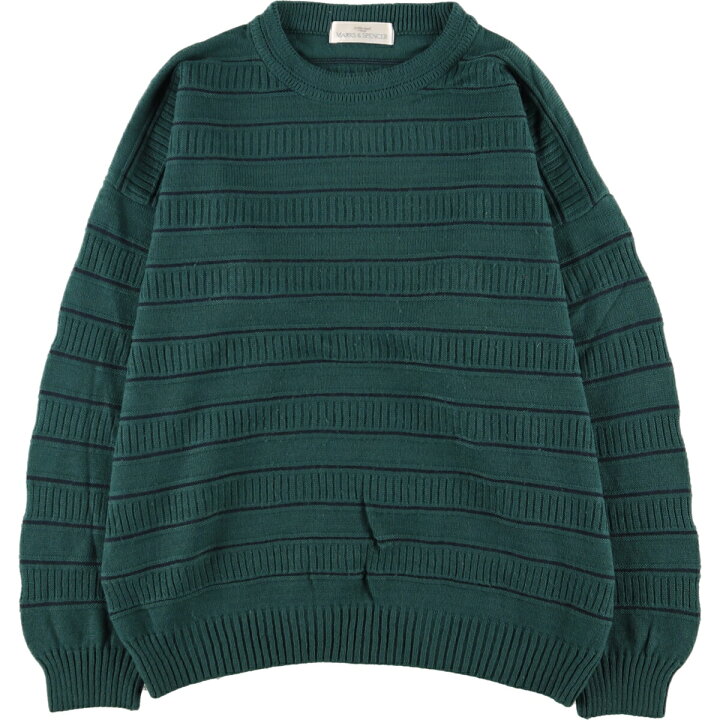 楽天市場】古着 マークスアンドスペンサー Marks&Spencer ボーダー柄 
