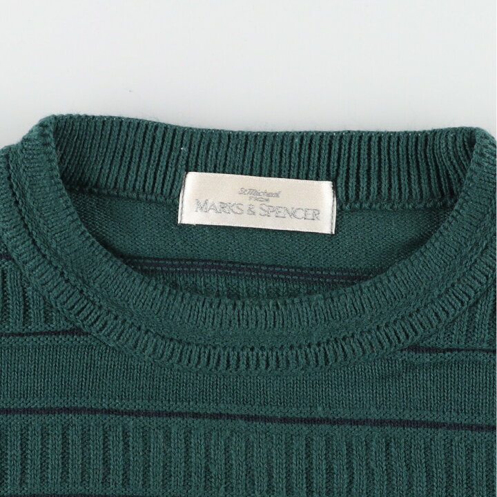 楽天市場】古着 マークスアンドスペンサー Marks&Spencer ボーダー柄 