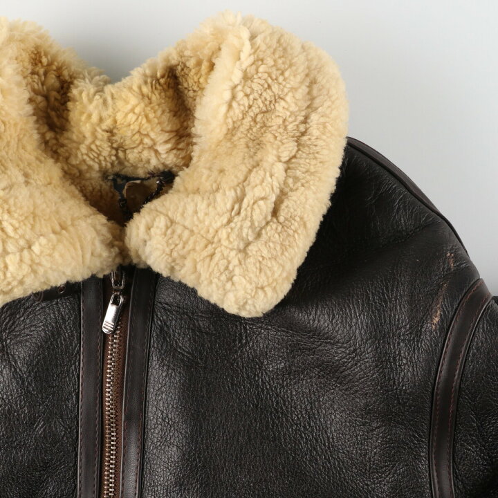 楽天市場】古着 ORIGINAL SHEARLINING B-3タイプ シープスキン 