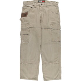 古着 ラングラー Wrangler ダブルニー カーゴワークパンツ メンズw36 /eaa375289 【中古】 【231002】 【SS2403】