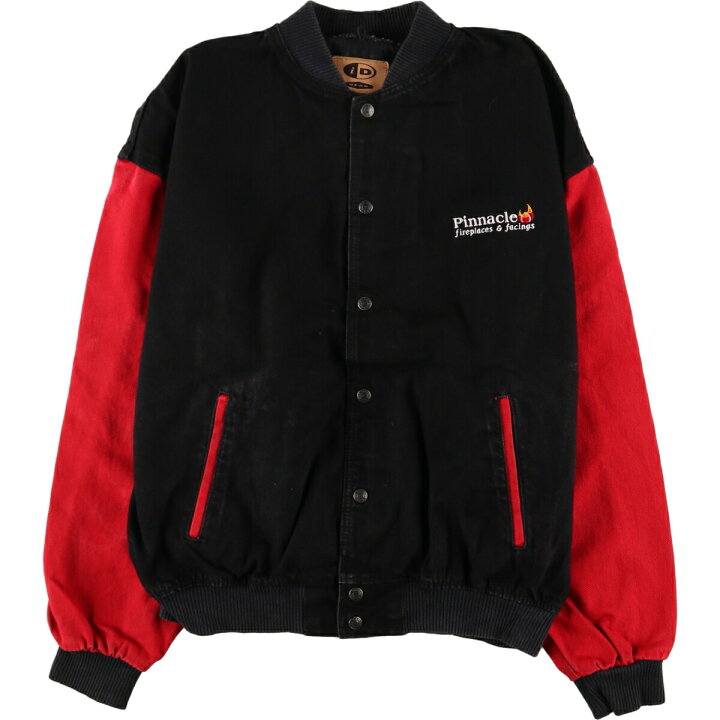 楽天市場】古着 ID WEAR コットンスタジャン バーシティジャケット 