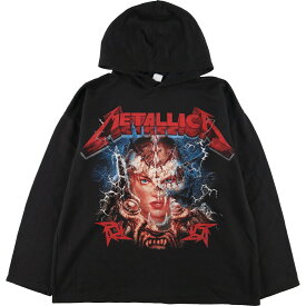 古着 METALLICA メタリカ 両面プリント バンド スウェットプルオーバーパーカー イタリア製 メンズM /eaa377986 【中古】 【231011】