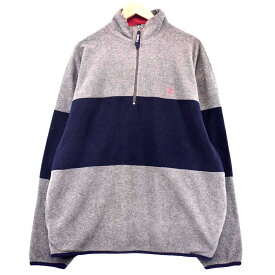 古着 90'S ノーティカ NAUTICA ハーフジップ フリースプルオーバー USA製 メンズXL ヴィンテージ /eaa379348 【中古】 【231106】 【SS2403】