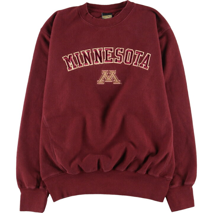 楽天市場】古着 SIGNATURE MINNESOTA ミネソタ大学 リバースウィーブ 