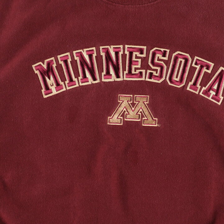 楽天市場】古着 SIGNATURE MINNESOTA ミネソタ大学 リバースウィーブ 
