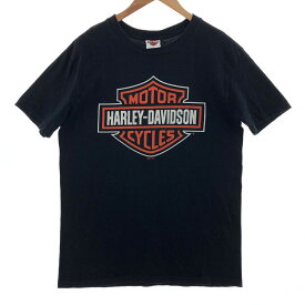 古着 ハーレーダビッドソン Harley-Davidson 両面プリント モーターサイクル バイクTシャツ レディースXL /eaa381779 【中古】 【240322】