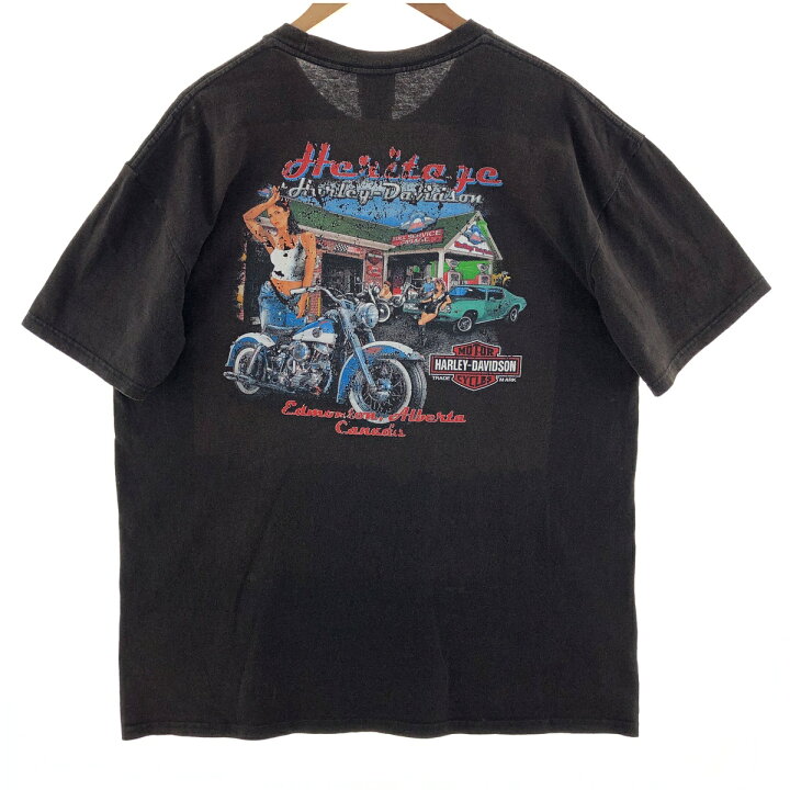 楽天市場】古着 ハーレーダビッドソン Harley-Davidson 両面プリント 