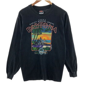 古着 90'S ハーレーダビッドソン Harley-Davidson Henas ヘインズ BEEFY-T ロングTシャツ ロンT メンズL ヴィンテージ /eaa381950 【中古】 【240506】