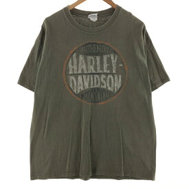 古着 ハーレーダビッドソン Harley-Davidson HANES モーターサイクル バイクTシャツ メンズXL /eaa382787 【中古】 【240410】