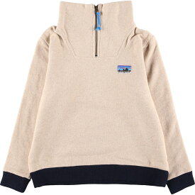 古着 18年製 パタゴニア Patagonia WOOLIEFleece ウーリーフリースプルオーバー 26910FA18 ハーフジップ フリースプルオーバー レディースM /eaa383033 【中古】 【240113】【エルル】