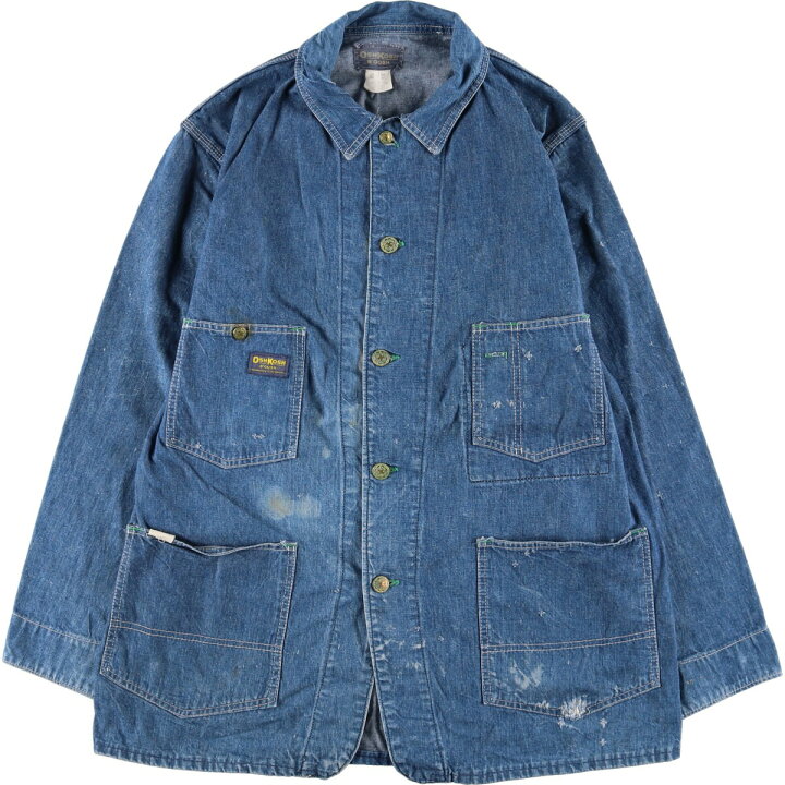 楽天市場】古着 70年代 オシュコシュ Osh kosh デニムカバーオール 
