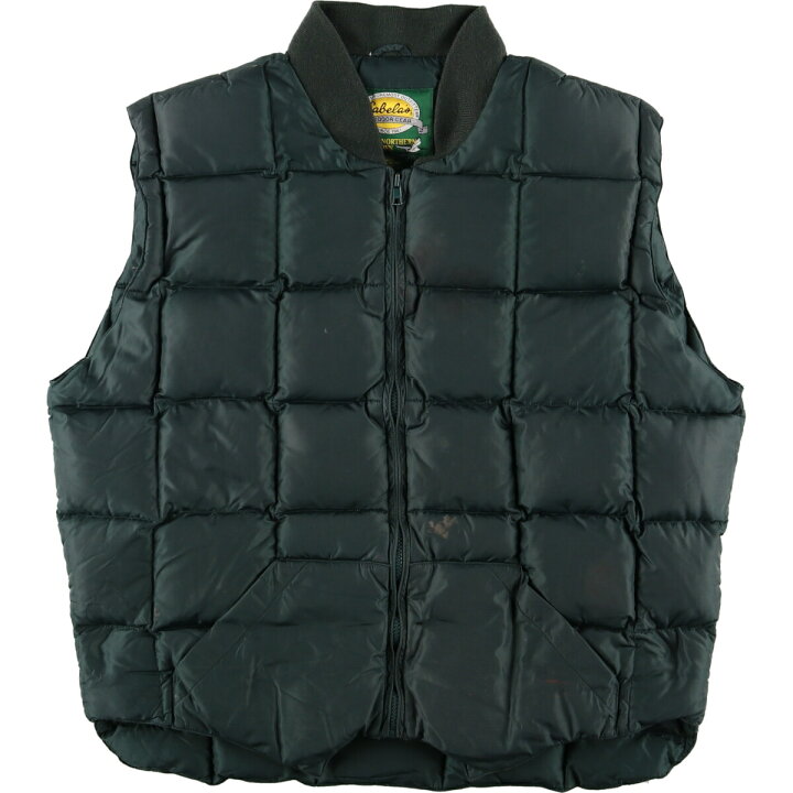 90s 00s Cabelas カベラス USA企画 グースダウン ダウンベスト