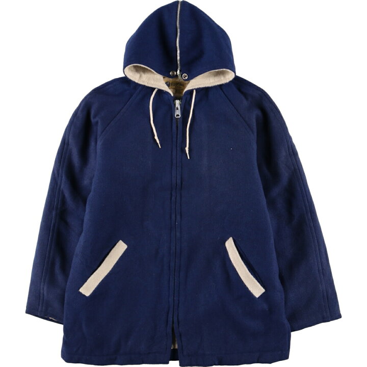 80s HEWITT MFG ナイロンフーデッドジャケット 名作 スタジャン HEWITT  