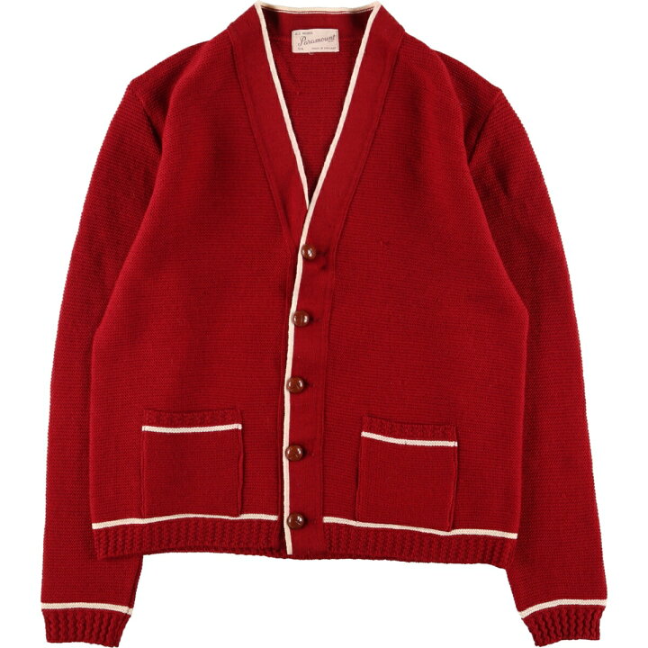 楽天市場】古着 ~70年代 panamount くるみボタン パイピング ウール  