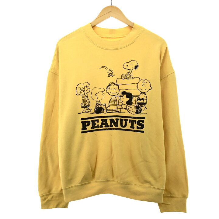 楽天市場】古着 PEANUTS SNOOPY スヌーピー キャラクタースウェット 